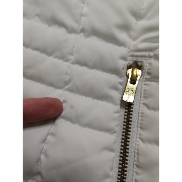 Lilly Pulitzer Syd Puffer Vest Goose Down Floral Lined Womens XS - Picture 4 of 12